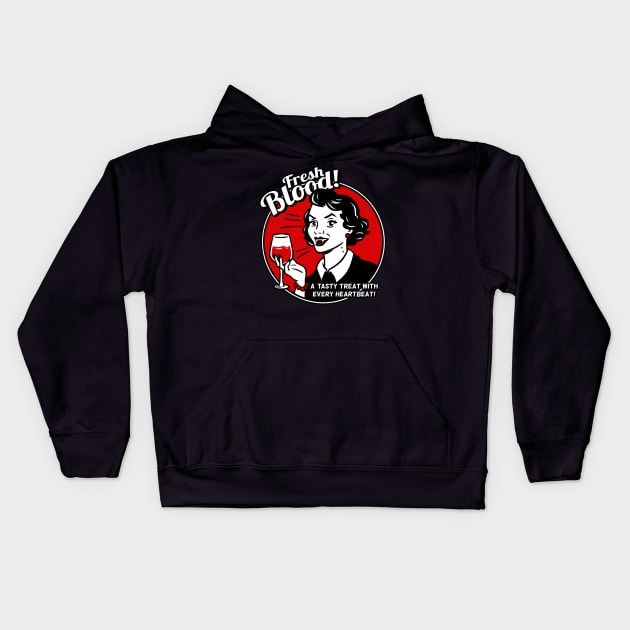 Fresh Blood! Kids Hoodie by blairjcampbell